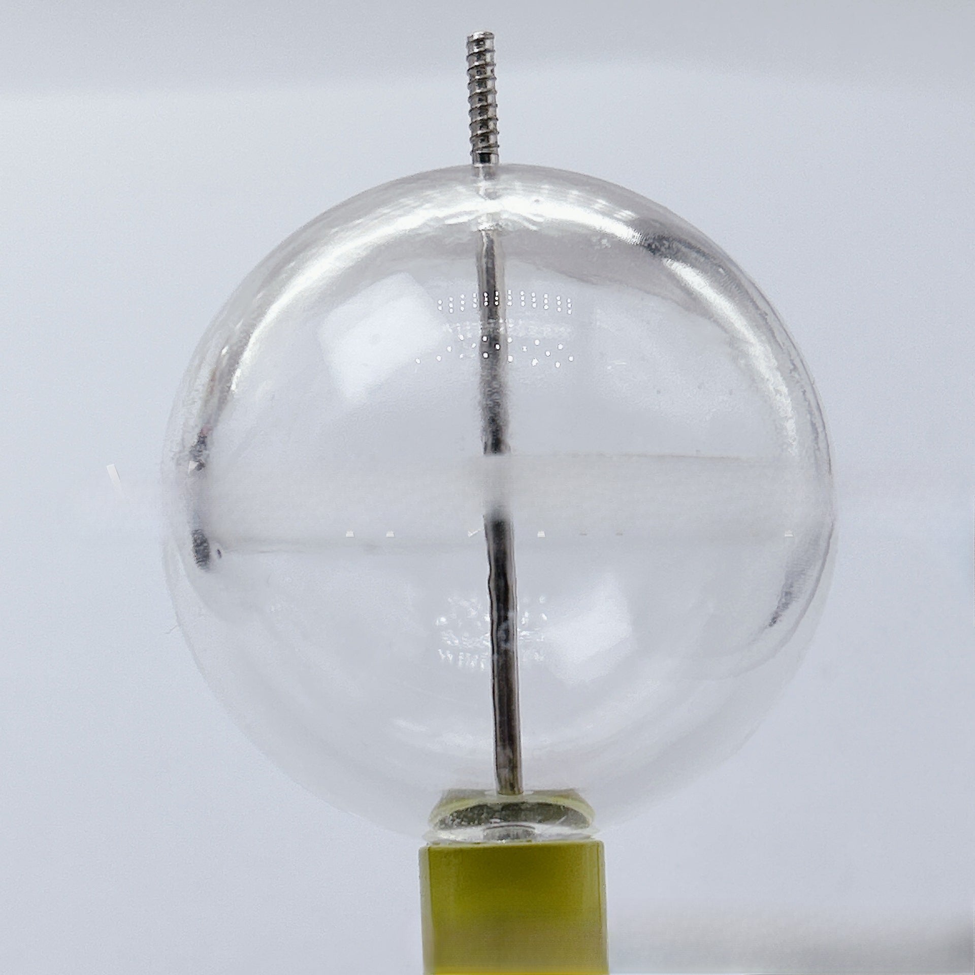 Wholesale Acrylic Blank SnowGloble Ball Vertical Hole Handmade DIY Beads Accessories For Craft For DIY About 40mm Can Put Beads In